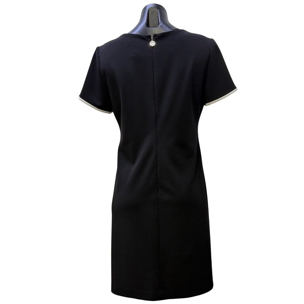 Tommy Hilfiger Black & White Knit Dress L - Picture 2 of 9